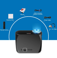 Nouveau projecteur Android 6.0.1 GP100UP Full HD 1080P, WIFI, BT, 3500 lumens, LED, TV, projecteur