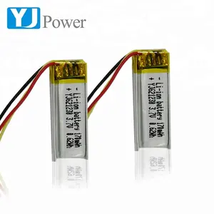 Hot Sele Lithium Polymer Battery 3.7V 621230 170mAh Rechargeable Polymer Battery For Smart Devices