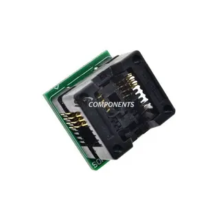 Soic8 SOP8 để DIP8 ghế rộng thân rộng 200mil Bộ chuyển đổi lập trình ổ cắm màu xanh