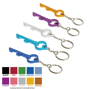 Bán Buôn Thời Trang Đa Chức Năng Nhôm Biểu Tượng Tùy Chỉnh Không Thấm Nước Vòng Hình Dạng Chìa Khóa Mở Chai <span class=keywords><strong>Keychain</strong></span> - Product Image 2