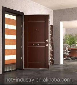 Proveedor de China, Turquía, puertas de seguridad de acero de lujo con puerta de acero laminado - Product Image 2