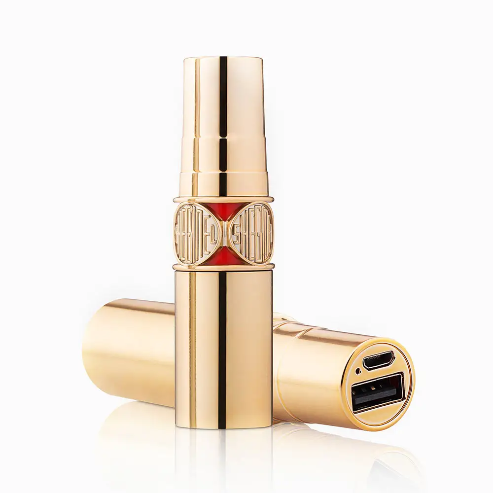 best sell 3000mah lipstick shape power bank,mini portable power bank mobile charger