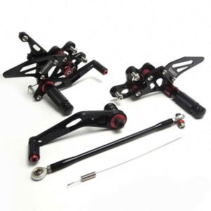 FARSU001-B noir moto réglable repose-pieds CNC Rearset Kit pour GSXR600 <span class=keywords><strong>GSXR</strong></span> <span class=keywords><strong>600</strong></span> <span class=keywords><strong>2006</strong></span> 2007 - Product Image 1