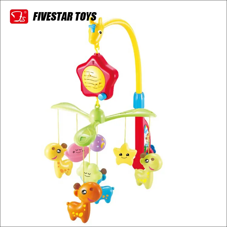 Bunte Tier Form Baby-pädagogische Mobilen Spielzeug Musical Baby Spielzeug Bett Glocke