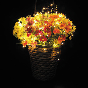 Cable de cobre blanco cálido/RGB, 5M, 10M, 50/100led, 5V, para Navidad, festival, fiesta de boda, miniluz led decorativa para interiores - Product Image 4