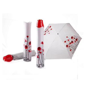 Parapluie en forme de bouteille de vin personnalisé, cadeau publicitaire, forme tendance, argenté - Product Image 5