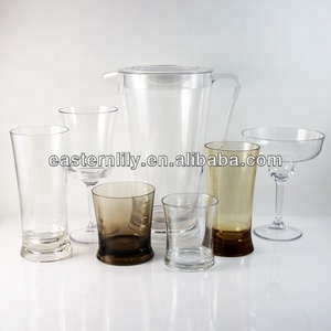 Vaso Highball Acrílico Clásico Ecológico Libre de BPA de la Marca EL - Product Image 6