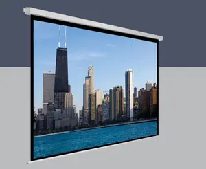 120 "(72" x 96 ") lazer projeksiyon ekran elektrikli 3d projeksiyon perdesi için noel lazer projektör projeksiyon ekranı