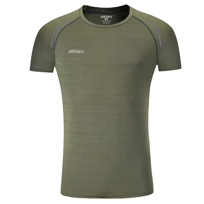 מלאי 100% פוליאסטר מירוץ T חולצות סיטונאי ספורט T חולצות לגברים