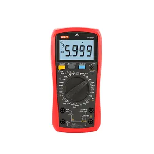 UNI-T ut890d + multímetro digital, preciso, teste, verdadeiro, rms ac para dc, voltímetro 100mf, medidor de temperatura, ferramenta de eletricista