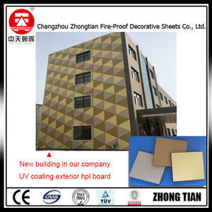 Tấm Laminate Áp Suất Cao Chống Cháy Thân Thiện Với Môi Trường Tấm Nhỏ Gọn <span class=keywords><strong>Hpl</strong></span> Bên Ngoài Cho Tấm Ốp Tường Bên Ngoài - Product Image 5