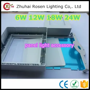 Panel Led 12V Lampu Panel Downlight Led PIR Radar 6W 12W 18W 24W Lampu Panel Downlight Terpasang Di Permukaan SKD Suku Cadang LGP Driver PCB