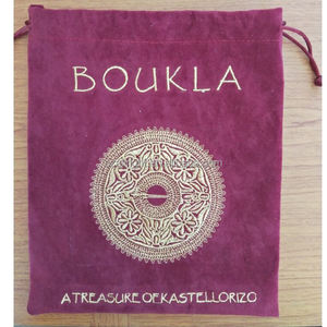 Chất Lượng Cao Thêu Logo Màu Đỏ Nhung Món Quà Giáng Sinh Túi - Product Image 2