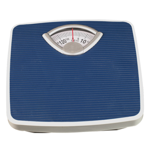 130kg Heim-Fettwaage mit Zifferblatt, weiße mechanische Körperwaage - Product Image 1