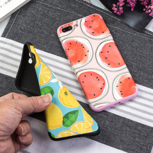 2018 nuevo producto precioso sandía limón patrones de teléfono caso para el iPhone x 8 7 6 más 6 S - Product Image 2