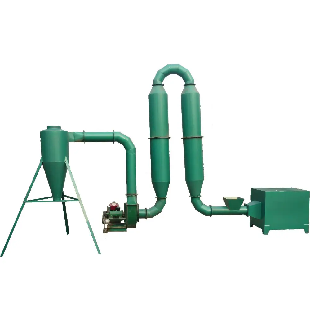 200-300 Kg Small Sawdust Dryer, Wood Sawdust Dryer, Sawdust Dryer Machine Wood Processing Hot Air Furnace Electric Heating Green