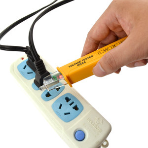 Contactloze <span class=keywords><strong>AC</strong></span> <span class=keywords><strong>Voltage</strong></span> <span class=keywords><strong>Tester</strong></span>, pen Spanningsdetector 100 ~ 1000 Vac op 50/60Hz met Ingebouwde zaklamp en Trillen hint - Product Image 5