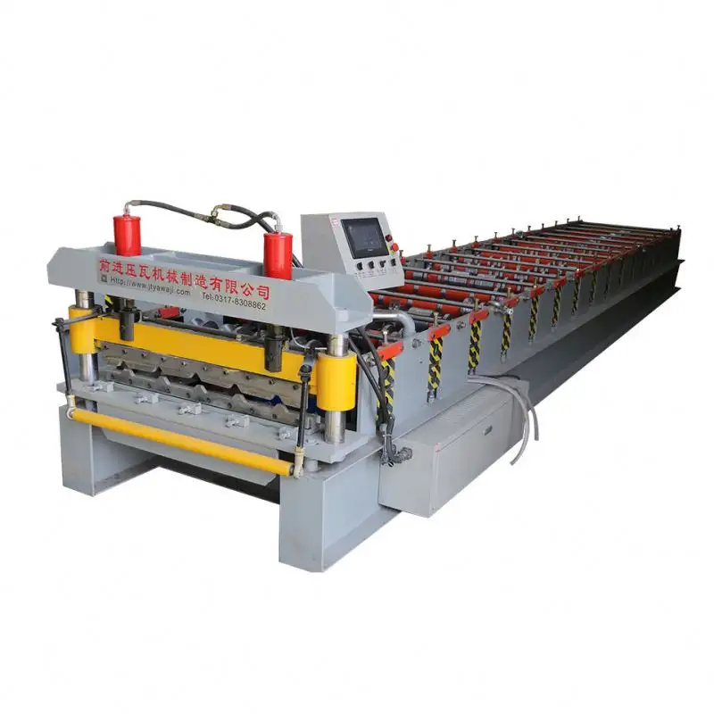 Yx 25-210-840 Trapeziumvormige Aluminium Plaat Dak Staal Roll Forming Machine