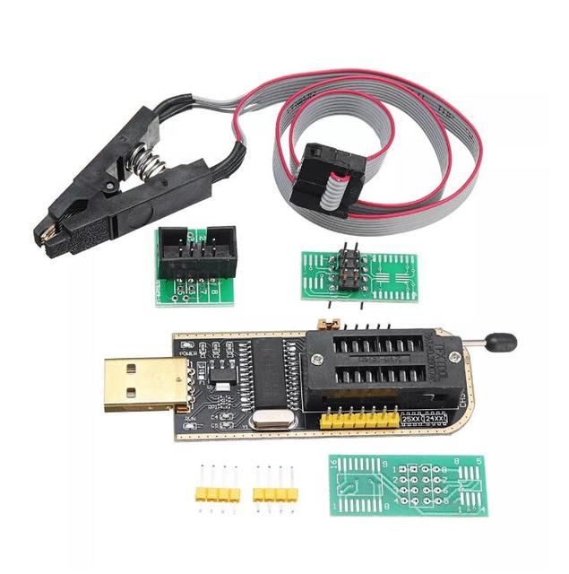 Taidacent Universal 24 25 Series Series Usb Flash Programmers with Clip Adapter Sop8 Bios Programmer Eeprom Programmer
