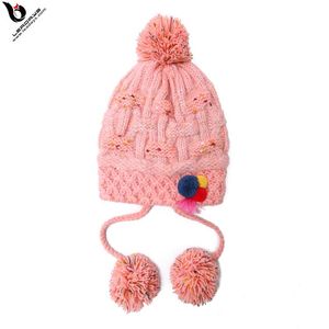 caliente pompones señora punto sombreros de lana de yak - Product Image 1