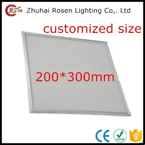 Led light guide panel 50x50 8w 12w 200x300mm 300x200mm Chinarosen aluminum ce rohs smd