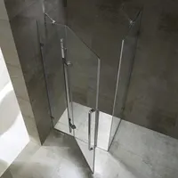 Guangzhou produttore OEM di Lusso Su Misura 10 millimetri di vetro scorrevole del bagno doccia porte della camera custodia