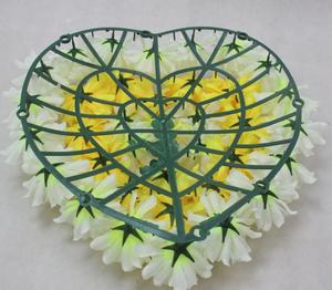 Fiore Artificiale a Forma di Cuore <span class=keywords><strong>Margherita</strong></span> per Cimitero - Product Image 3