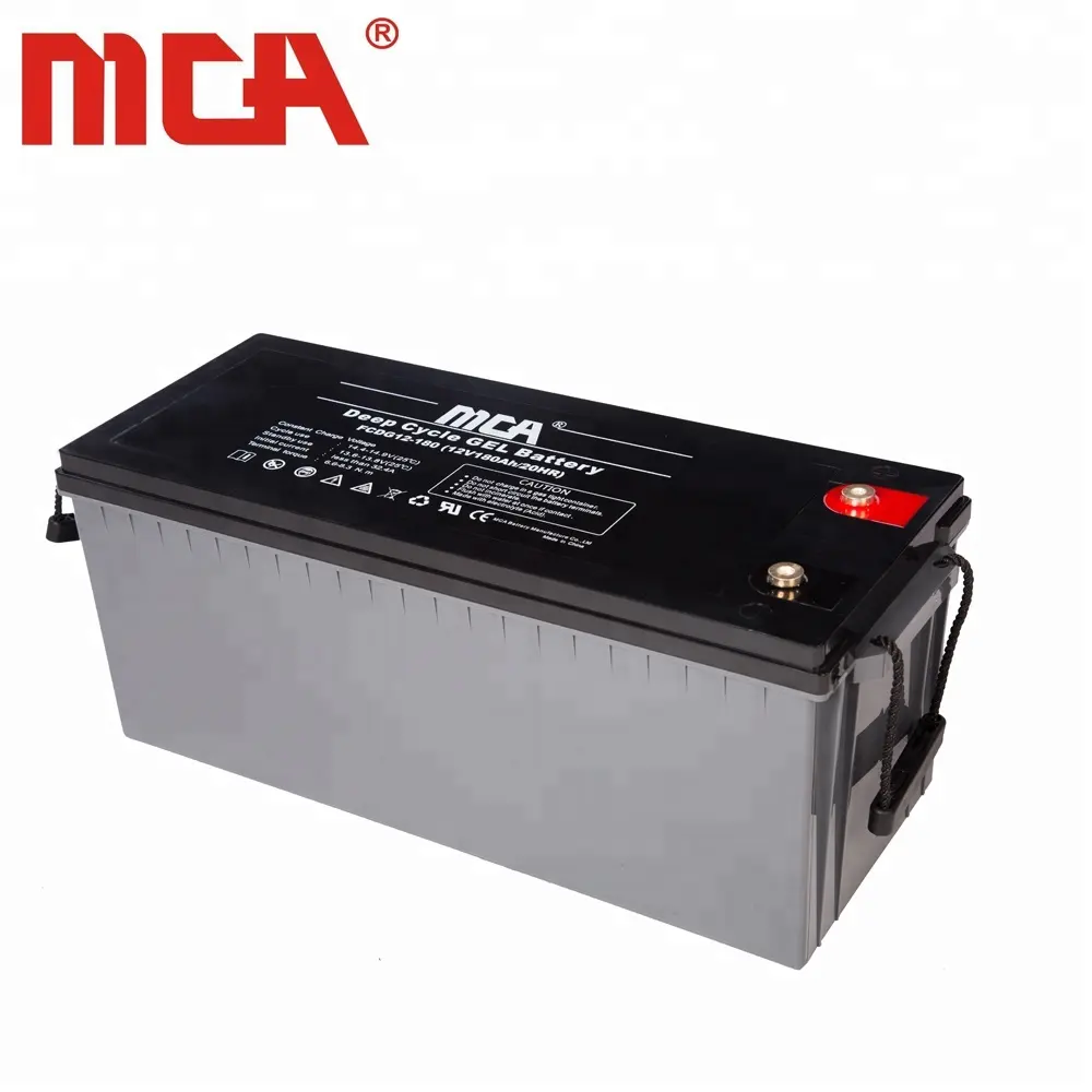 MCA Fabrikant Deep Cycle Batterijen 12V180Ah MF Gel Batterij