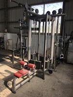 Estaciones multifunción de fitness comercial OEM, equipo de gimnasio en casa, máquina de cables cruzada, 5 estaciones a la venta