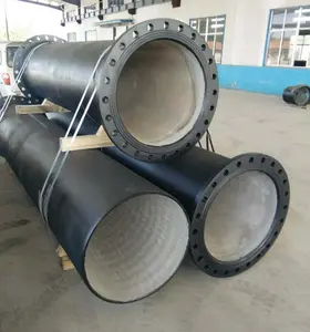 Ductile Iron Pipes Prices High Quality ISO2531 EN545 EN598 Black Weld Flanged Ductile Iron Pipes
