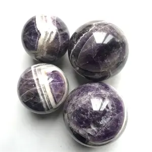 Wholesale Natural Dream Amethyst Ball Amethyst Sphere Crystal Ball Crystal Sphere