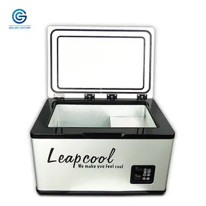 Geladeira refrigeradora solar portátil 32l, feriados, ar livre, dc12v 24v, bebida fria, para casa e exterior