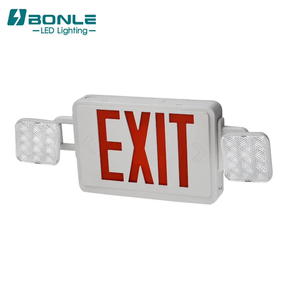 USA Market And Canada Market Emergency Led Emergency Light Rechargeable Ni-Cd Battery Led Exit Sign