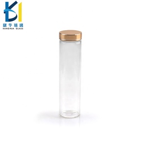 Bán buôn rỗng Ống ThủY Tinh tre nắp vặn 220ml 200ml chai thủy tinh lọ - Product Image 4