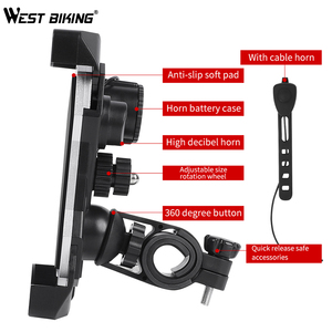 OUEST VÉLO Vélo Support de Téléphone Moto <span class=keywords><strong>VTT</strong></span> Vélo Guidon Support Pour Téléphone Portable GPS Vélo Support De Téléphone Portable - Product Image 3