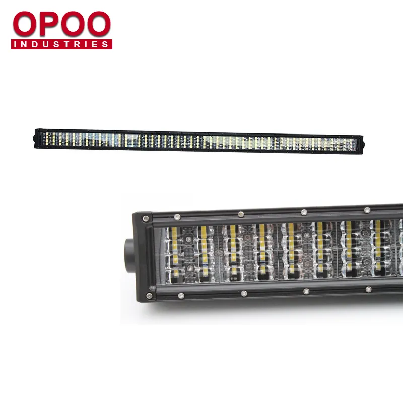 Quad Row led light bar, kualitas Super Tipis Spot 288 W 50 inch 4 baris dipimpin bar cahaya