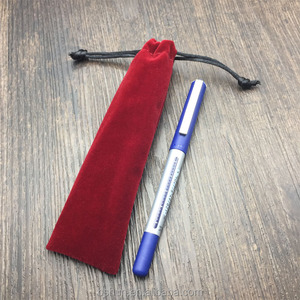 En gros Personnalisé <span class=keywords><strong>Feutre</strong></span> Liant Velours Grenat Smiggle Crayon Stylo <span class=keywords><strong>Pochette</strong></span> - Product Image 2