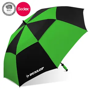 Guarda-chuva de golfe personalizado, impressão de logotipo dunlop personalizada camada dupla