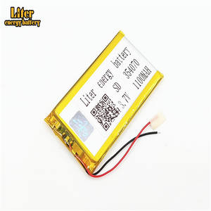 Горячая продажа 354070 1100 mAh <span class=keywords><strong>3</strong></span>,7 V lipo батарея маленькая литиевая батарея солнечная клетка для глюкозы в крови - Product Image 3
