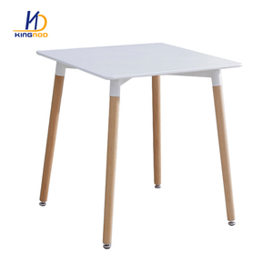 KINGNOD Contemporary <strong>Kitchen</strong> Furniture Solid Wood MDF <strong>Square</strong> Dining <strong>Table</strong> - Product Image 2