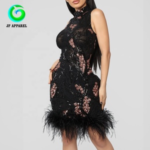Latest Evening Gown Designs <strong>Cherry</strong> Blossom Lace Casual <strong>Dresses</strong> - Product Image 3