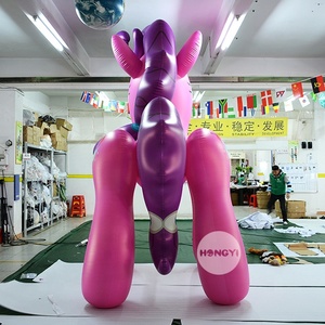 Poni de unicornio para fiesta de cumpleaños, juguete inflable de PVC, suministro directo de fábrica - Product Image 5