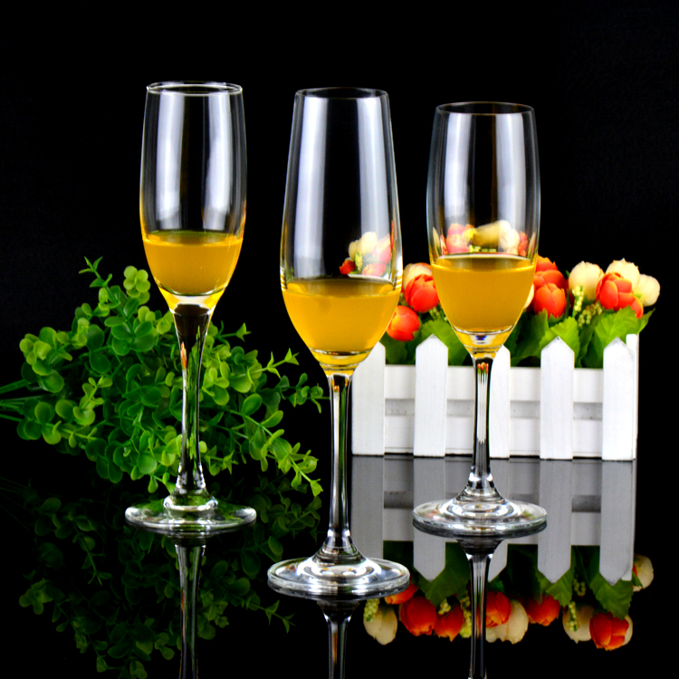 Wholesale custom logo wedding champagne flutes glass champagne flute glasses