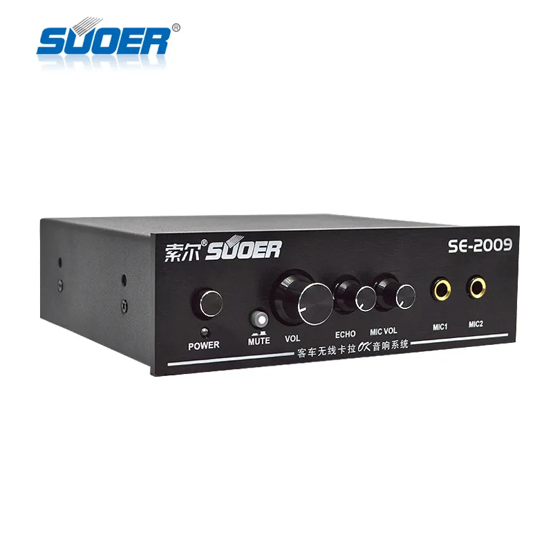 Bus 12/24V Car audio amplifier  amplifier for car stereo support microphone speak or karaoke