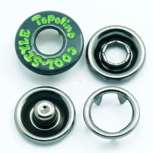 333 #12.5mm Metallo Forma del foro Tappo A Scatto Pulsante