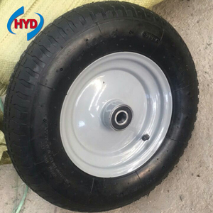 Nueva rueda de goma neumática 3,50-8 para carro plegable neumático de goma de transporte duradero - Product Image 5