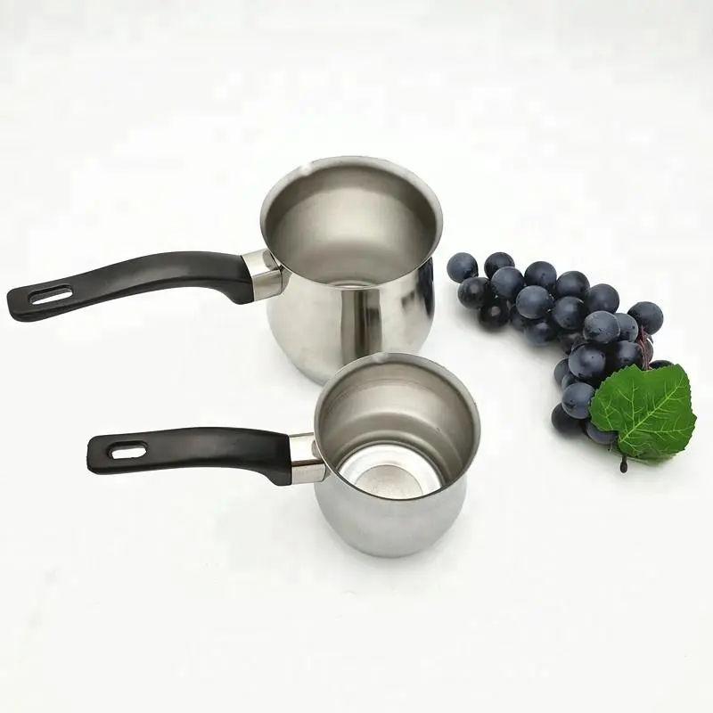 High Quality Stainless Steel Millk Pot Mini Milk Pan with Bakelite Handle