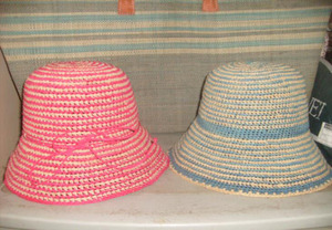 Crochet Raffia <b>Hat</b> Entirely Handmade bob Style Small Brim Made in Madagascar <b>Floppy</b> Sun <b>Hat</b> Capeline - Product Image 4