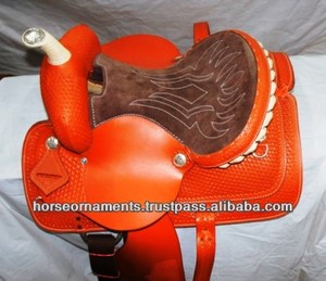 Selle de cheval occidentale en cuir de haute qualité, nouveau Design DD, selle occidentale, vente en gros - Product Image 2