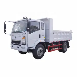 Sinotruk HOMAN 4x4 קטן 4 גלגל כונן 4wd משליך טיפר Dump משאית למכירה